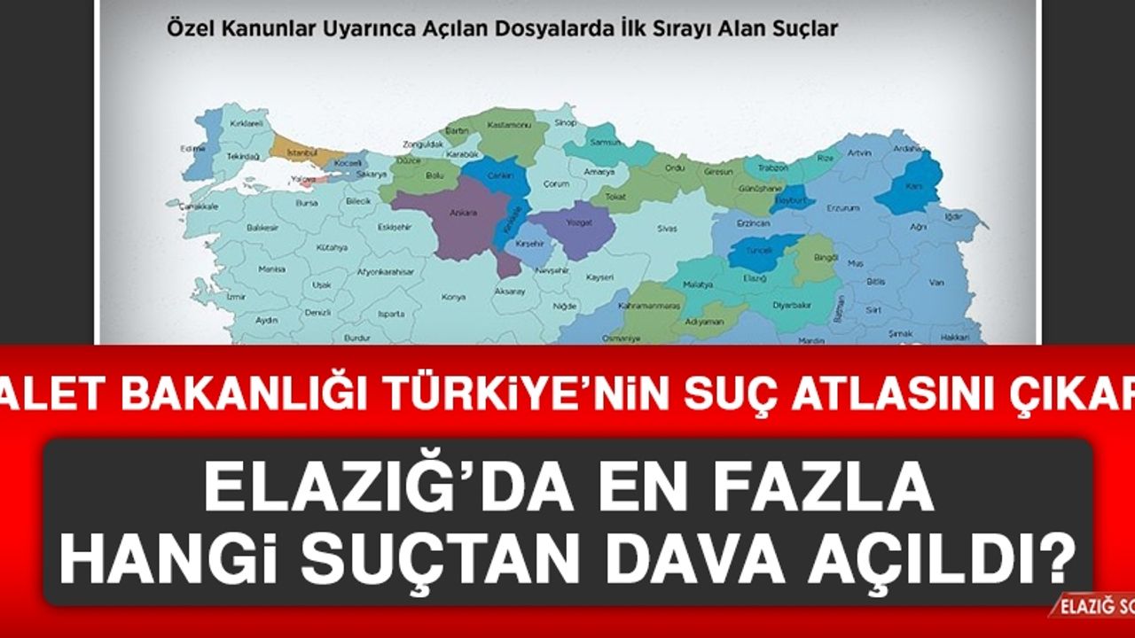 Elazığ’da En Fazla Hangi Suçtan Dava Açıldı?
