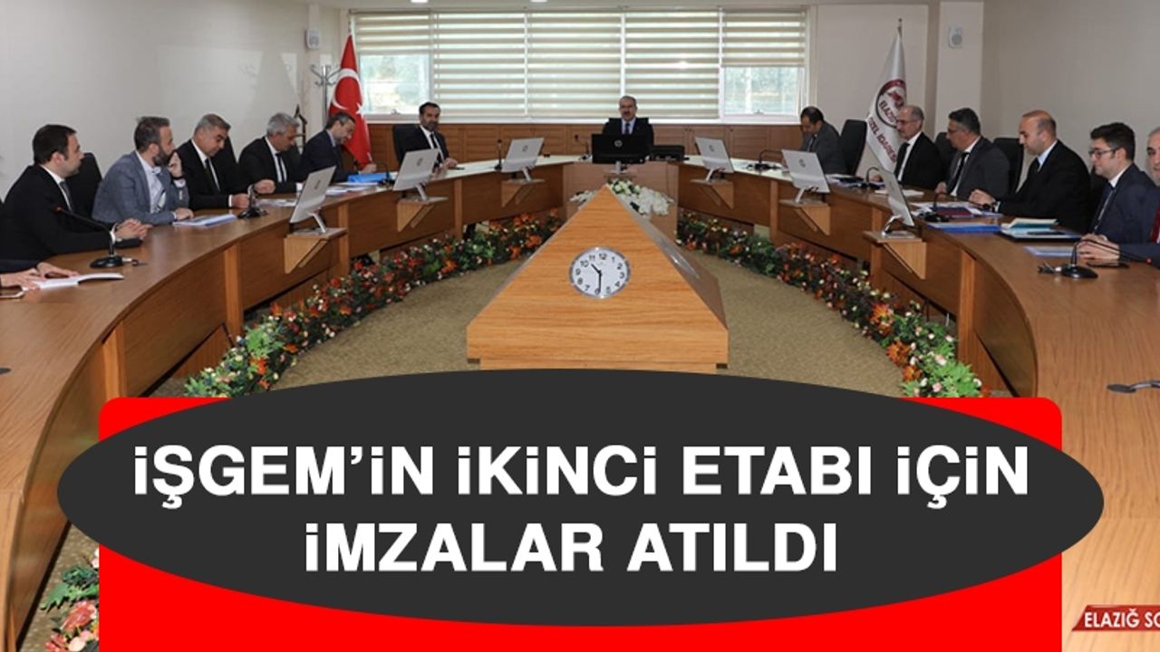 İŞGEM’in İkinci Etabı İçin İmzalar Atıldı