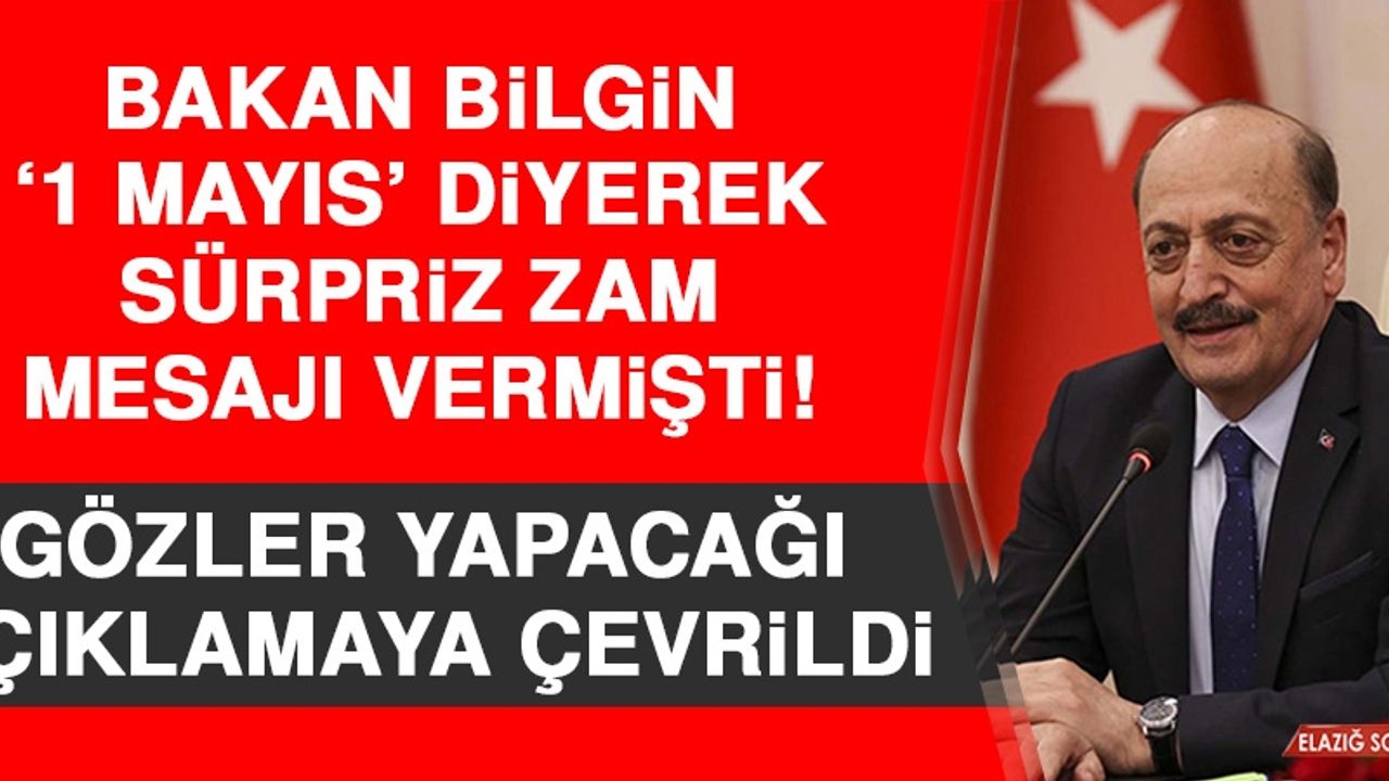 Gözler Bakan Bilgin’in Açıklama Yapmasına Çevrildi
