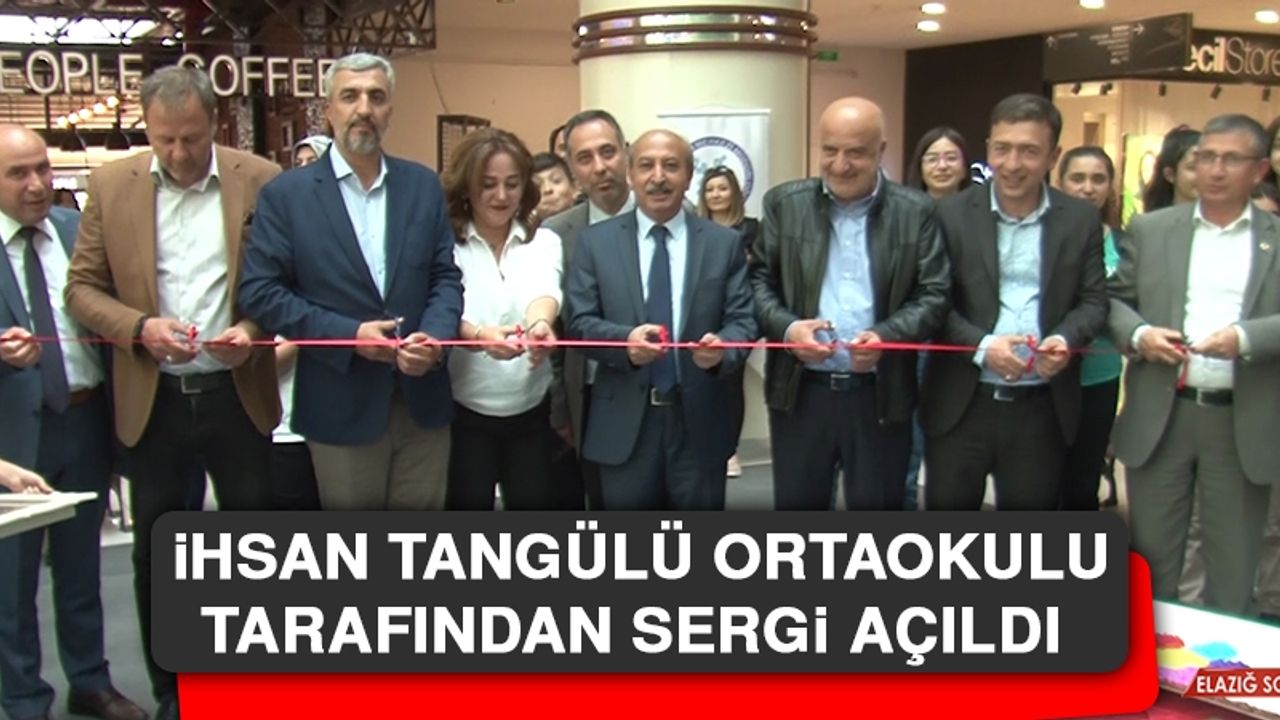 İhsan Tangülü Ortaokulu Tarafından Sergi Açıldı