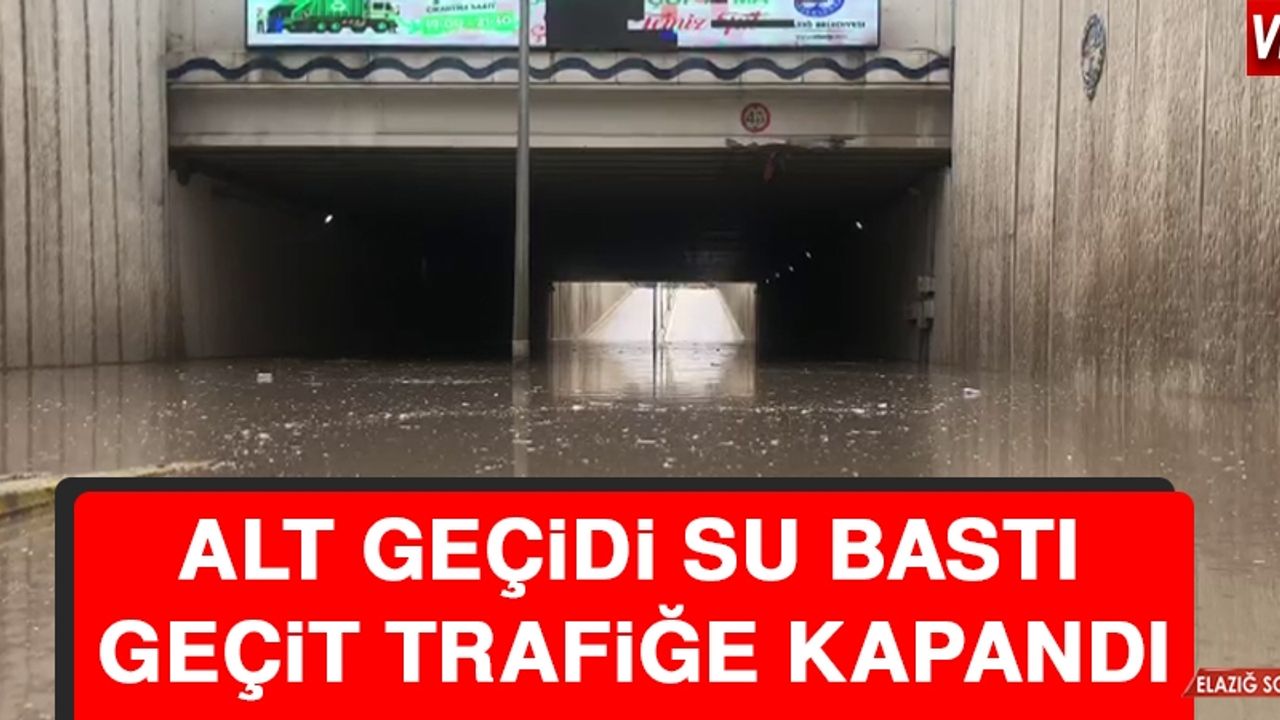 İstasyon Meydanındaki Alt Geçidi Su Bastı