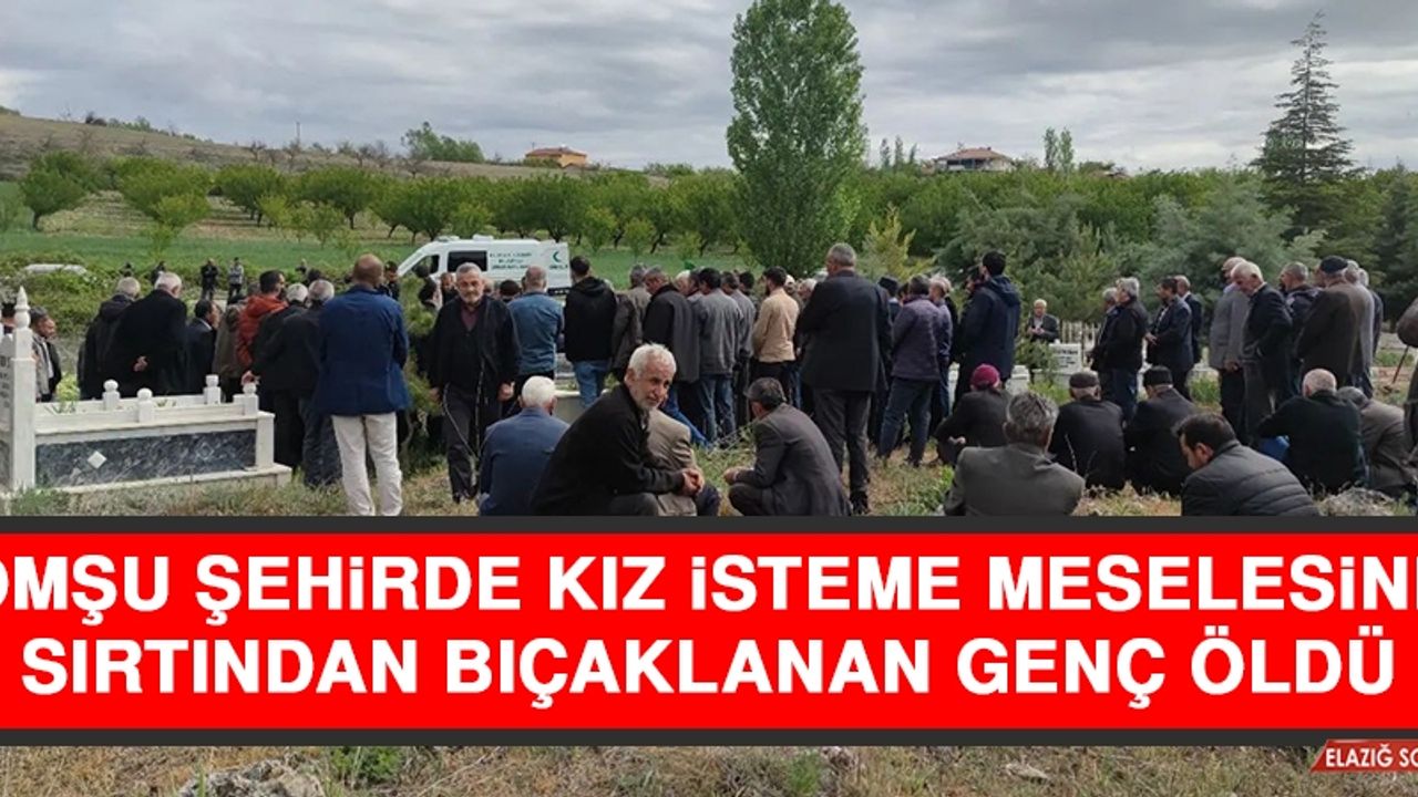 Komşu Şehirde Sırtından Bıçaklanan Genç Öldü