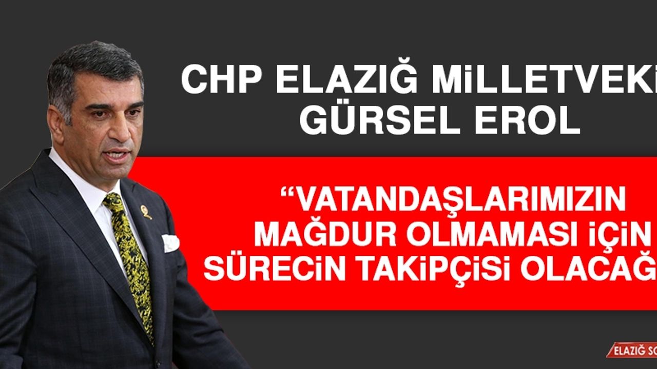 Milletvekili Erol, Sel Felaketi İle İlgili Açıklamalarda Bulundu