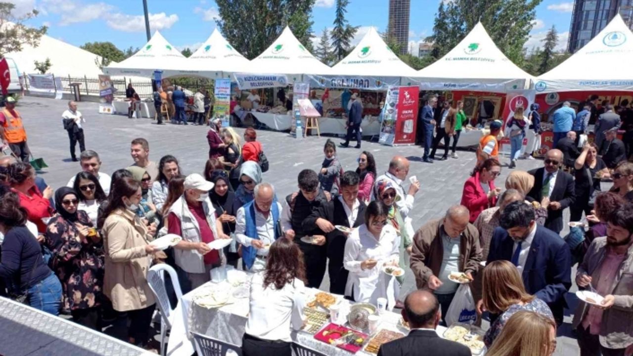 Polatlı yemekleri Türk mutfağı haftası etkinliklerinde büyük ilgi gördü