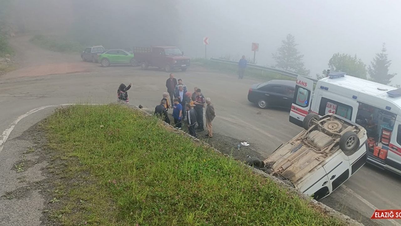 Trabzon'da Yayla Yolunda Trafik Kazası: 3 Yaralı  