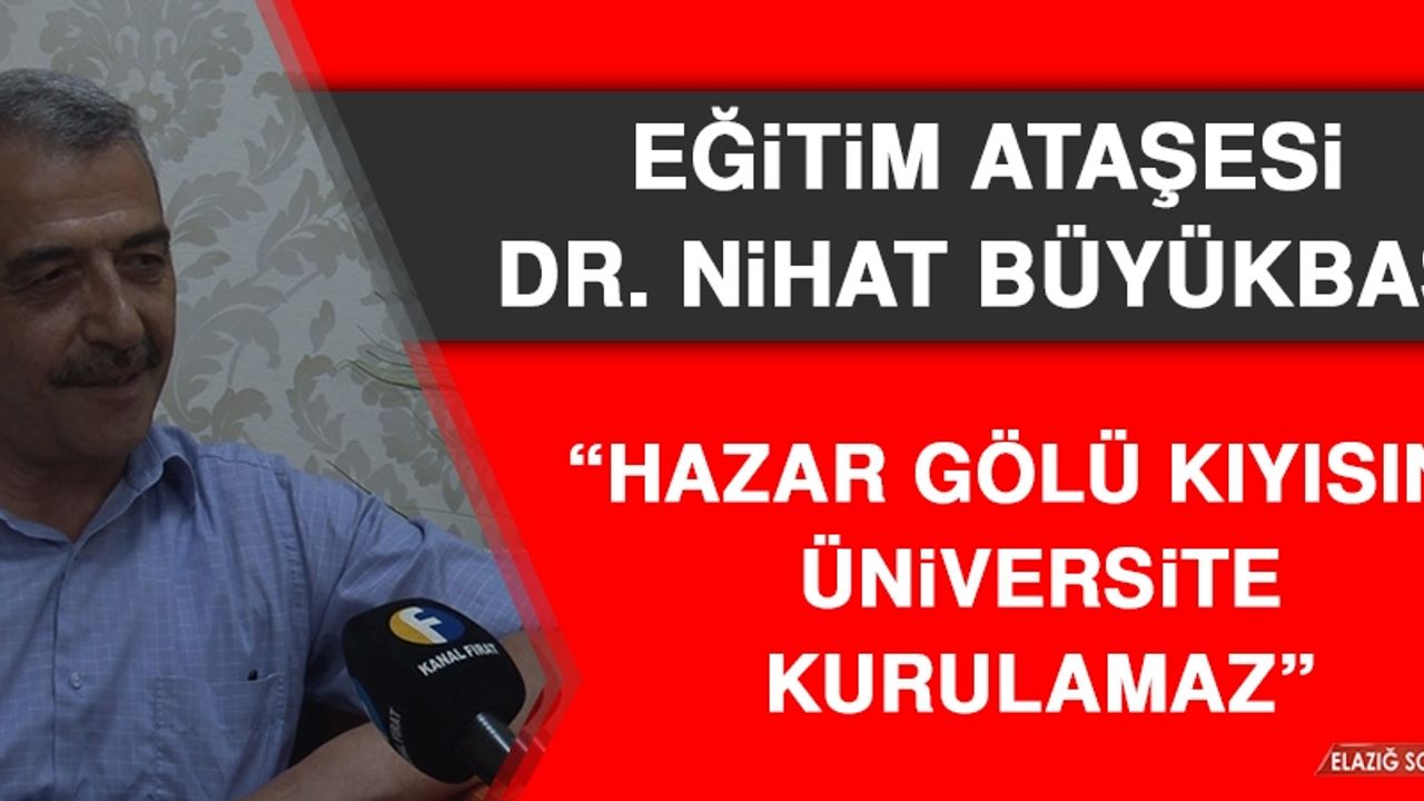 Eğitim Ataşesi Dr. Büyükbaş: Hazar Gölü Kıyısına Üniversite Kurulamaz