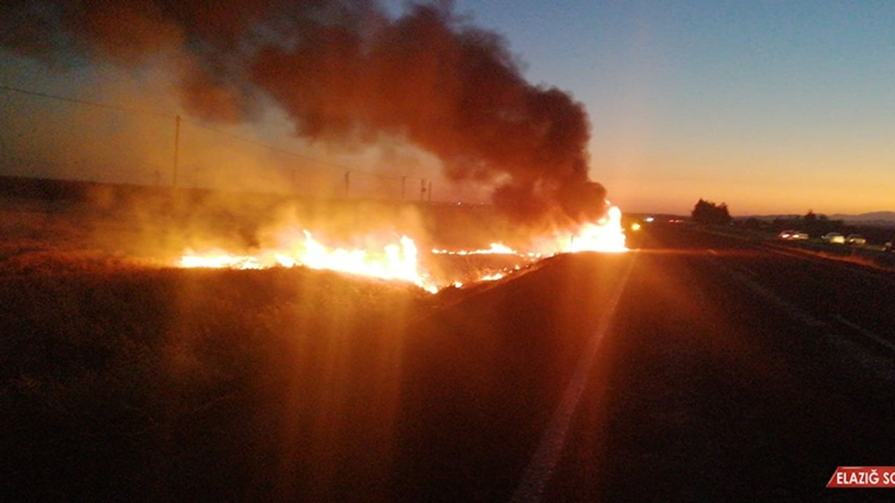 Seyir Halinde Bulunan LPG’li Araç Alev Topuna Döndü