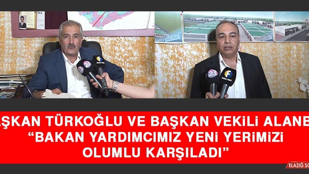 Başkan Türkoğlu ve Başkan Vekili Alanbay: Bakan Yardımcımız Yeni Yerimizi Olumlu Karşıladı