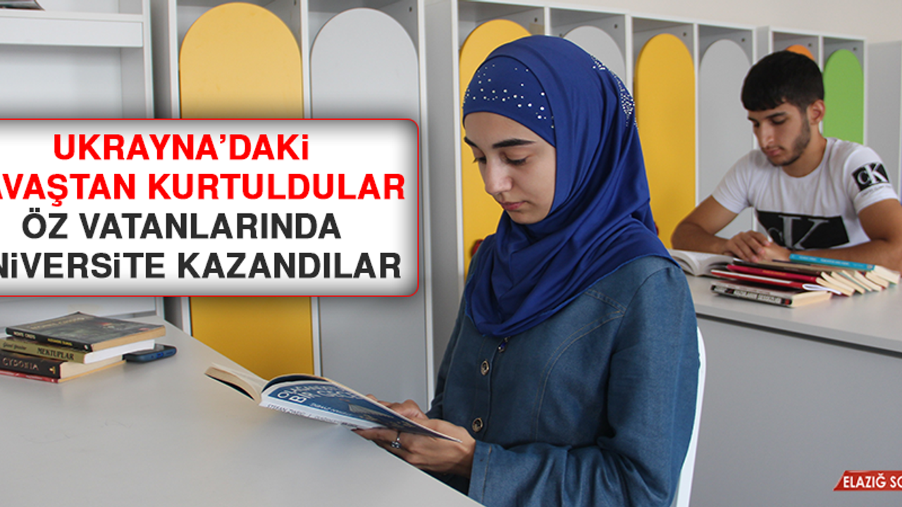 Ukrayna’daki Savaştan Kurtuldular, Öz Vatanlarında Üniversite Kazandılar