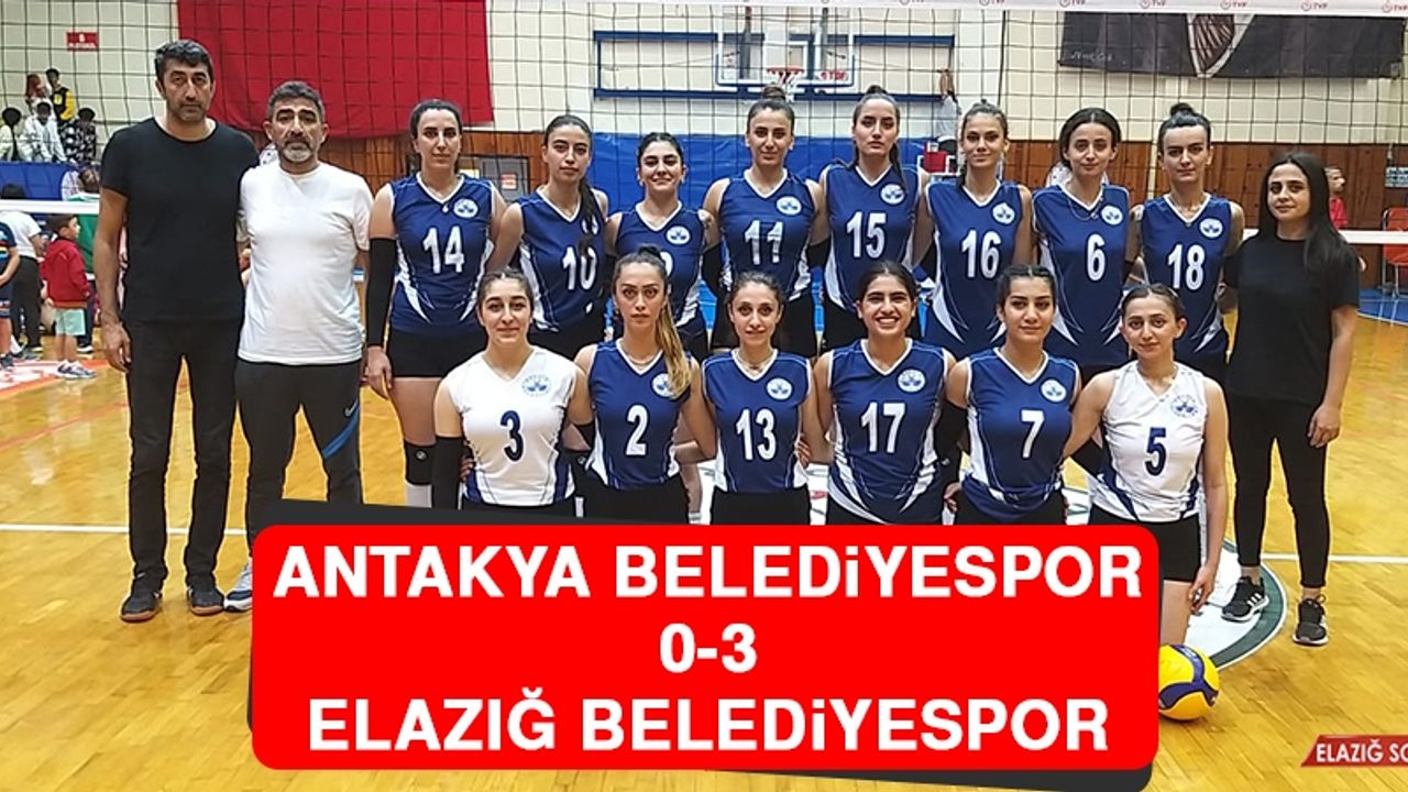 Antakya Belediyespor 0-3 Elazığ Belediyespor