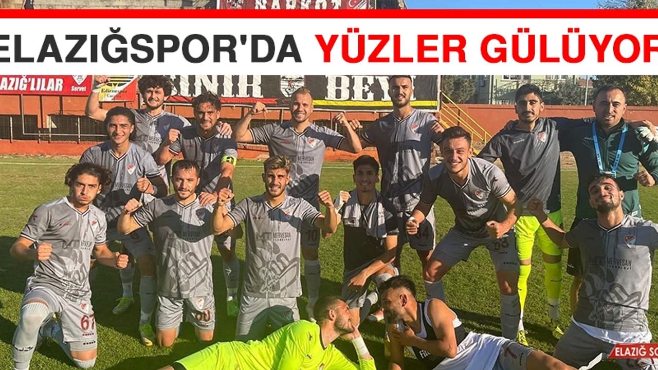 Elazığspor'da Yüzler Gülüyor