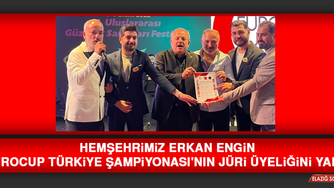Hemşehrimiz Erkan Engin Eurocup Türkiye Şampiyonası'nın Jüri Üyeliğini Yaptı