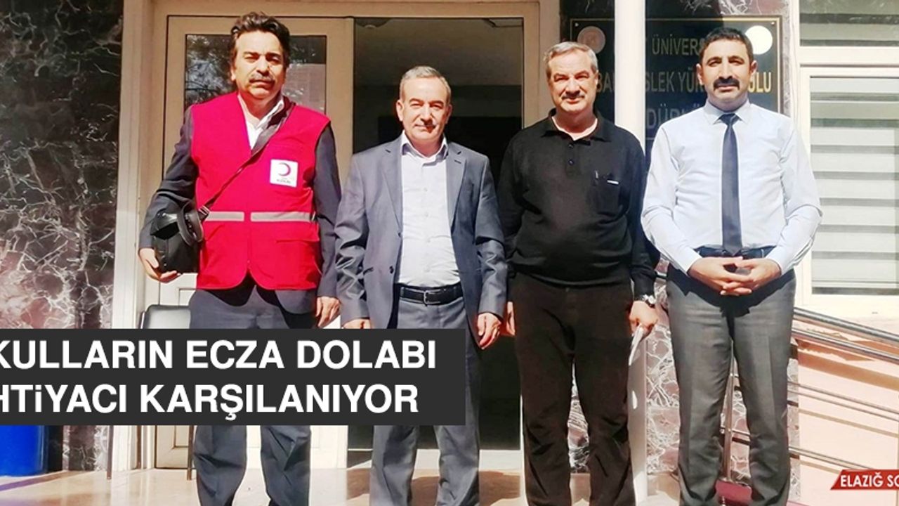 Okulların Ecza Dolabı İhtiyacı Karşılanıyor