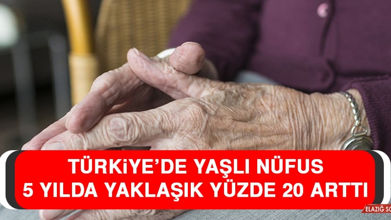 Türkiye'de Yaşlı Nüfus 5 Yılda Yaklaşık Yüzde 20 Arttı