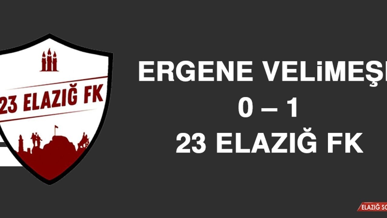 Ergene Velimeşe 0 – 1  23 Elazığ FK