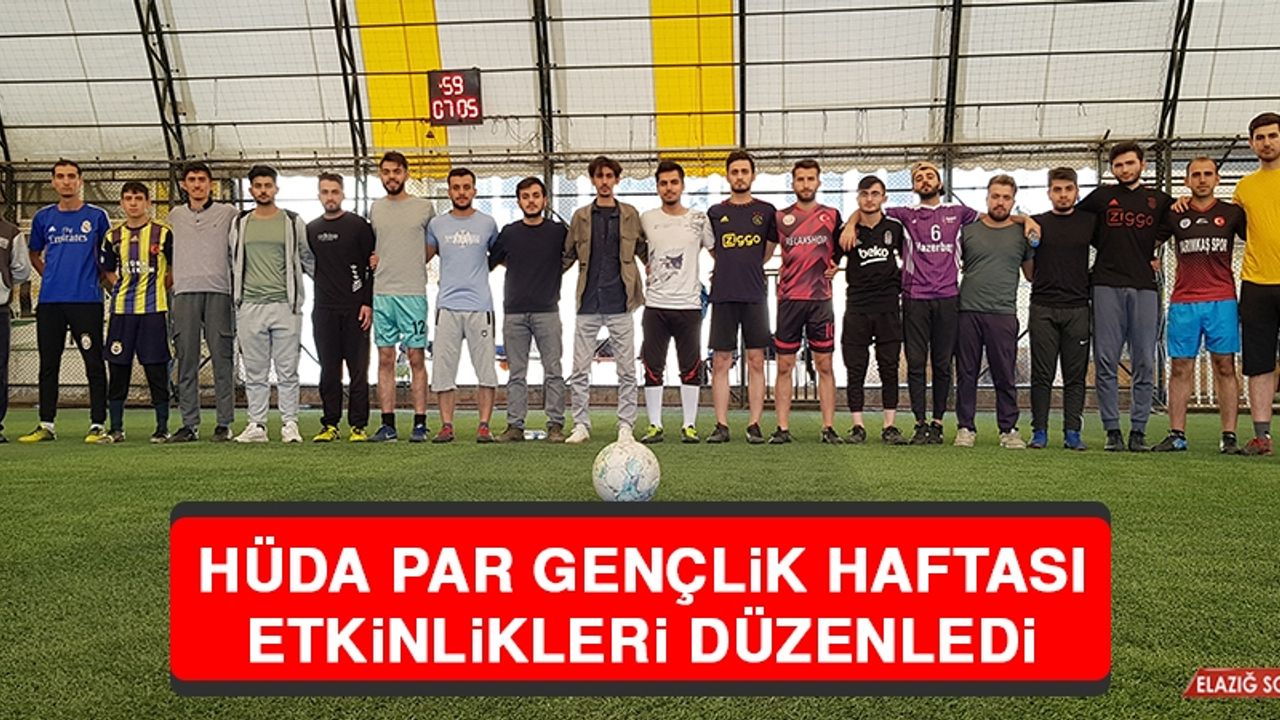 HÜDA PAR Gençlik Haftası Etkinlikleri Düzenledi