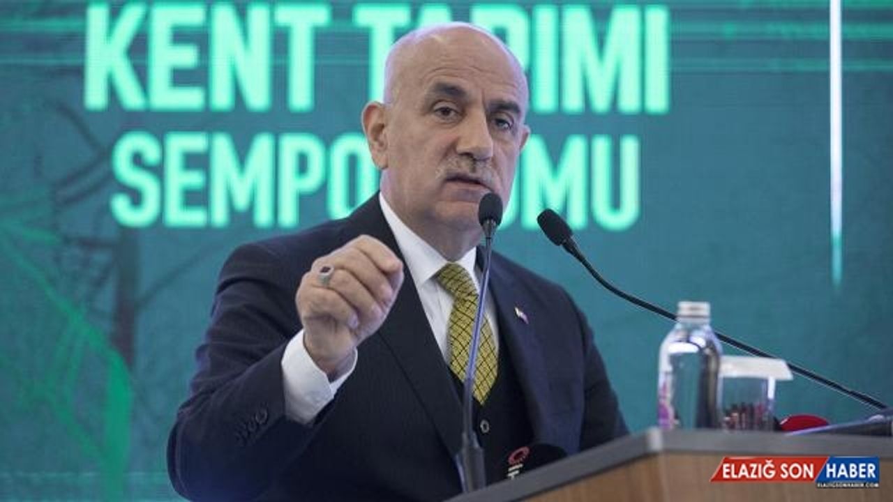 Bakan Kirişci: Çevreye duyarlılık adına uygulanması gereken kent tarımıdır