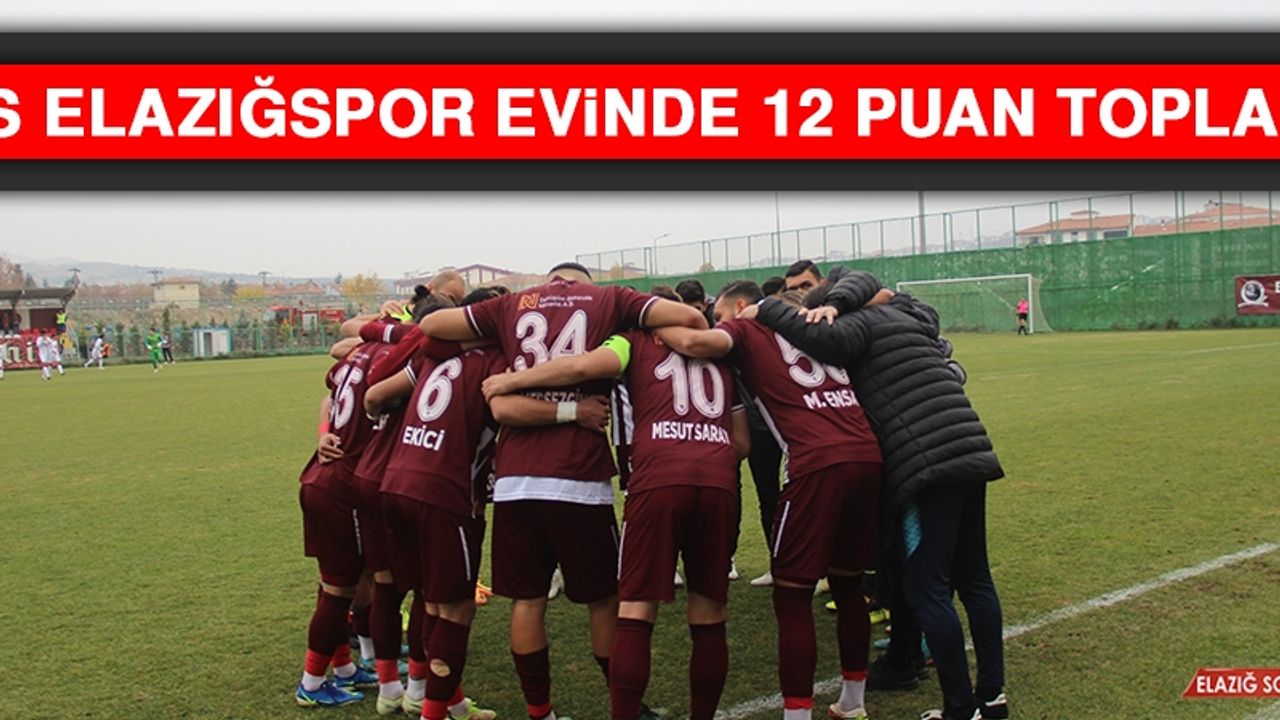 ES Elazığspor Evinde 12 Puan Topladı
