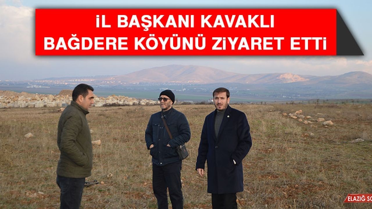 İl Başkanı Kavaklı Bağdere Köyünü Ziyaret Etti