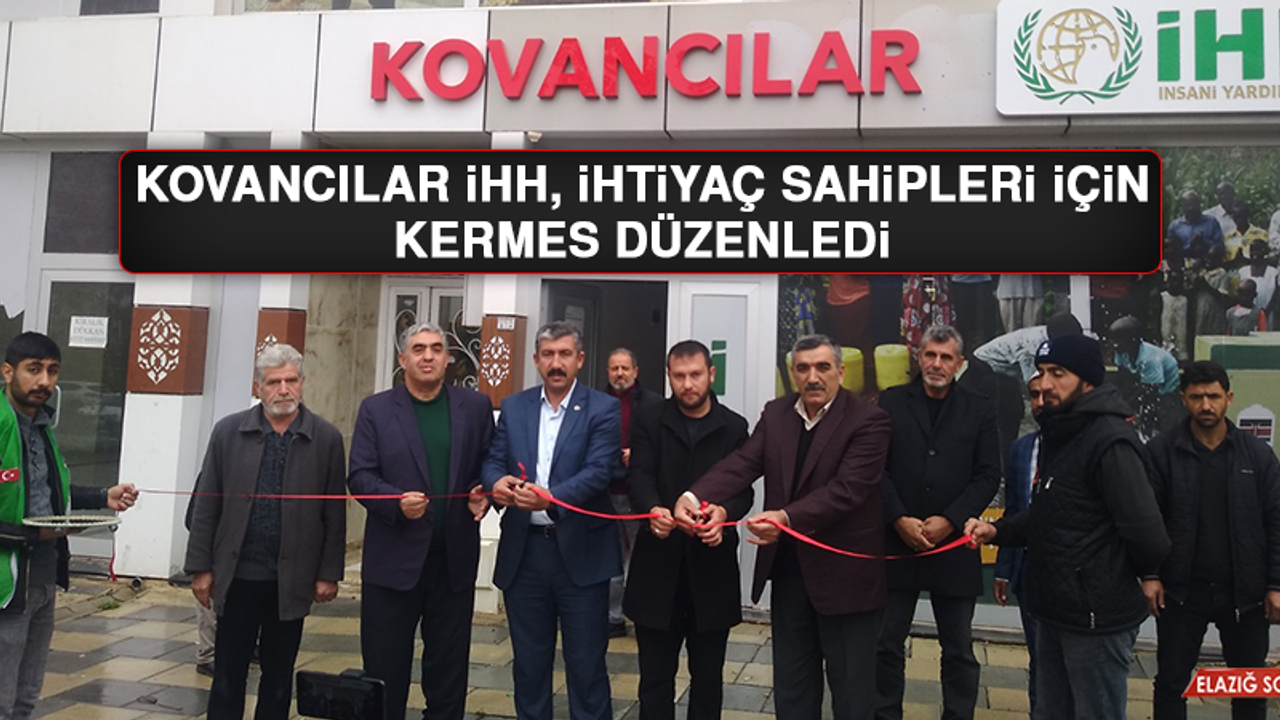 Kovancılar İHH, İhtiyaç Sahipleri İçin Kermes Düzenledi