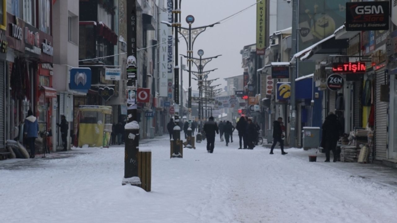 Ağrı'da kar nedeniyle 86 köye ulaşım sağlanamıyor