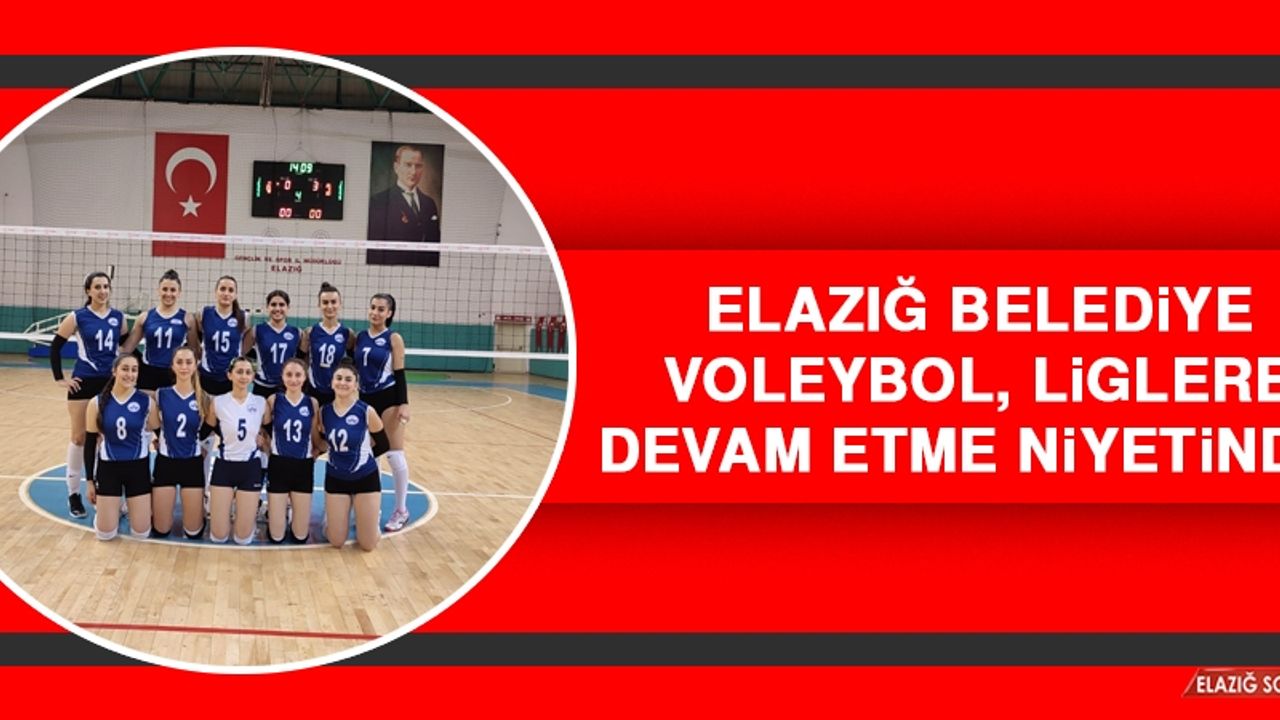 Elazığ Belediye Voleybol, Liglere Devam Etme Niyetinde 