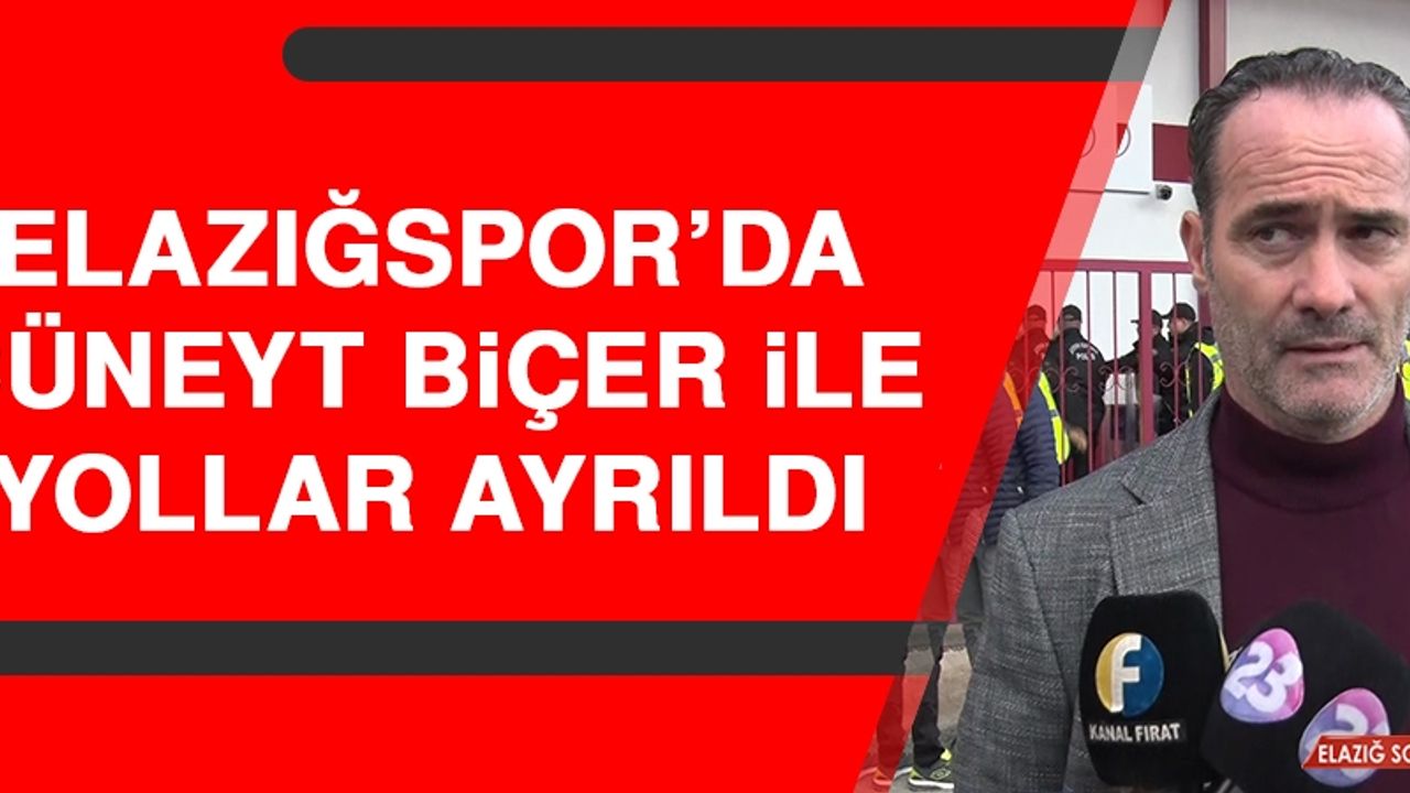 Elazığspor’da Cüneyt Biçer İle Yollar Ayrıldı