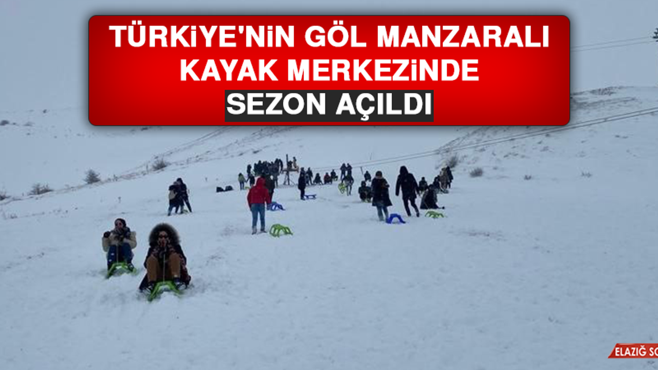 Türkiye'nin Göl Manzaralı Kayak Merkezinde Sezon Açıldı