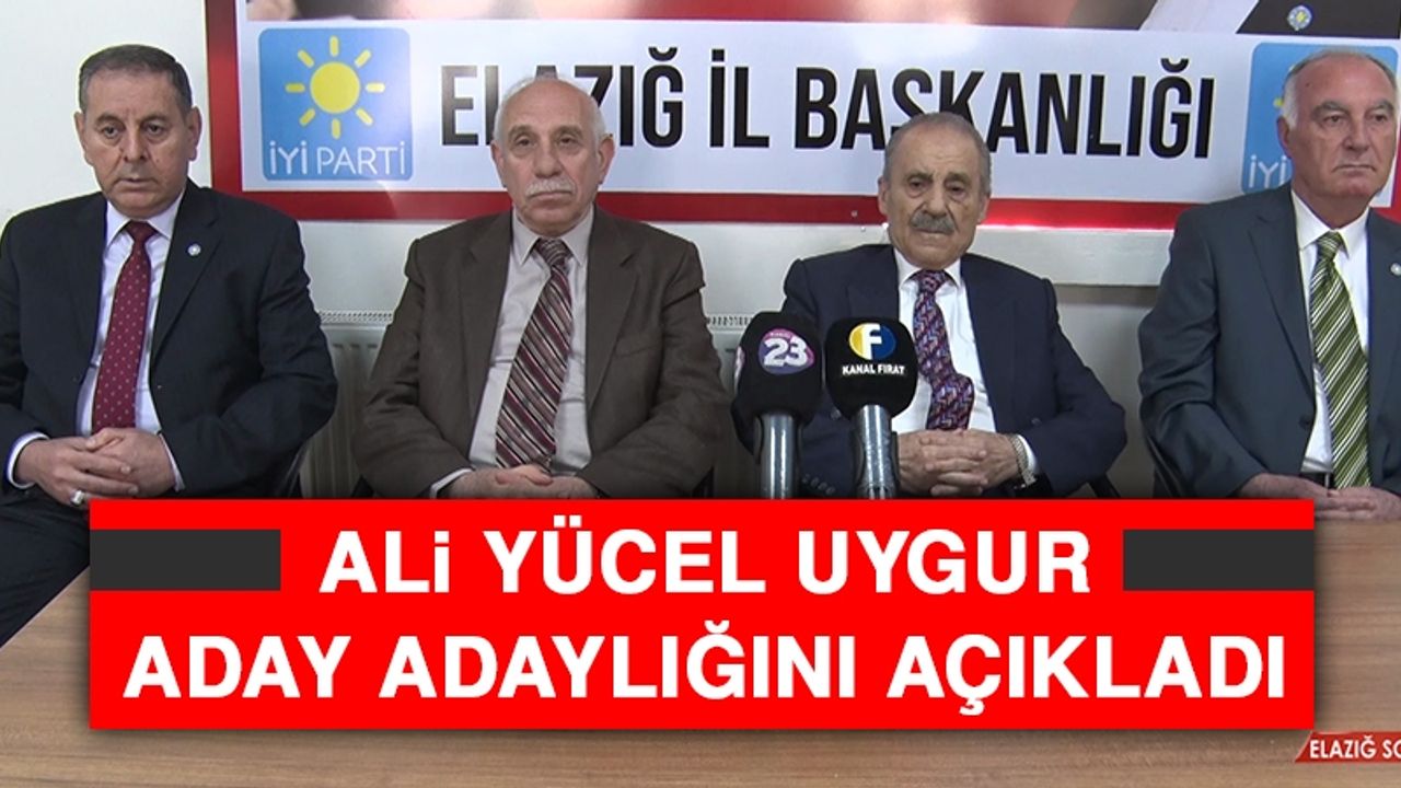 Ali Yücel Uygur Aday Adaylığını Açıkladı