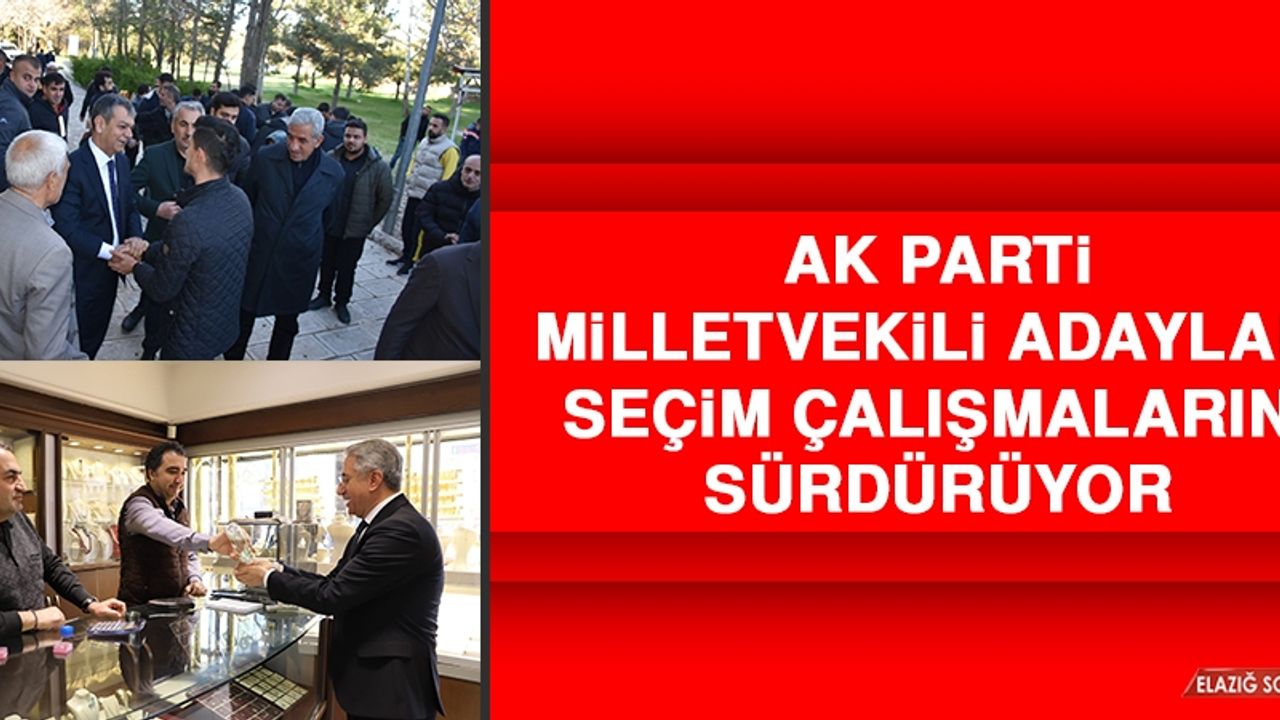 AK Parti Milletvekili Adayları Seçim Çalışmalarını Sürdürüyor