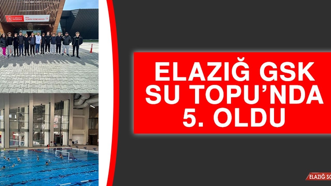 Elazığ GSK, Su Topu’nda 5. oldu  