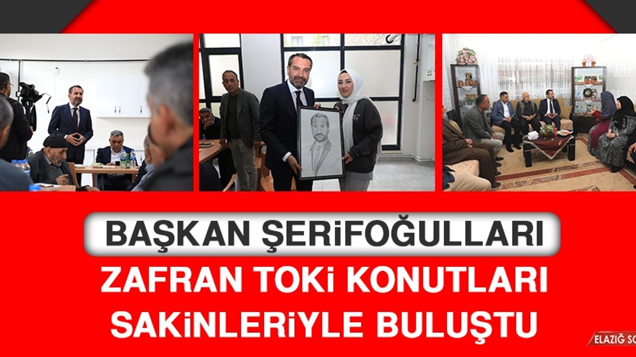 Başkan Şerifoğulları, Zafran TOKİ Konutları Sakinleriyle Buluştu