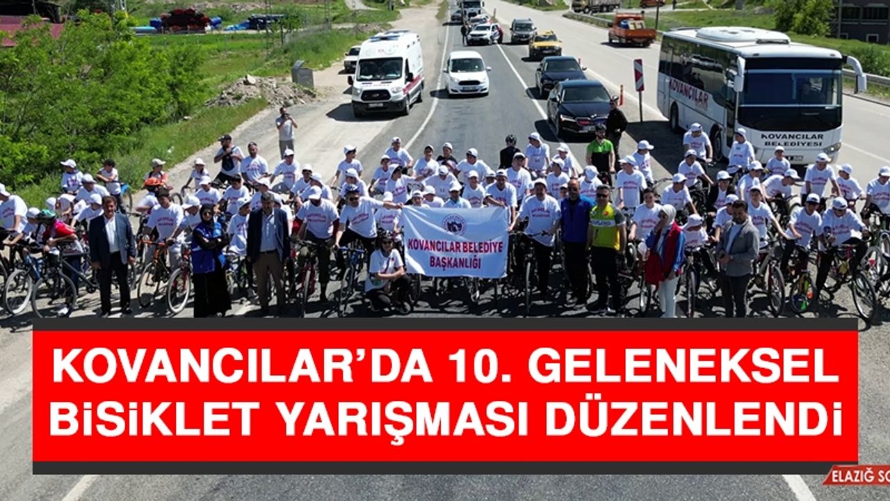 Kovancılar ’da 10. Geleneksel Bisiklet Yarışması Düzenlendi