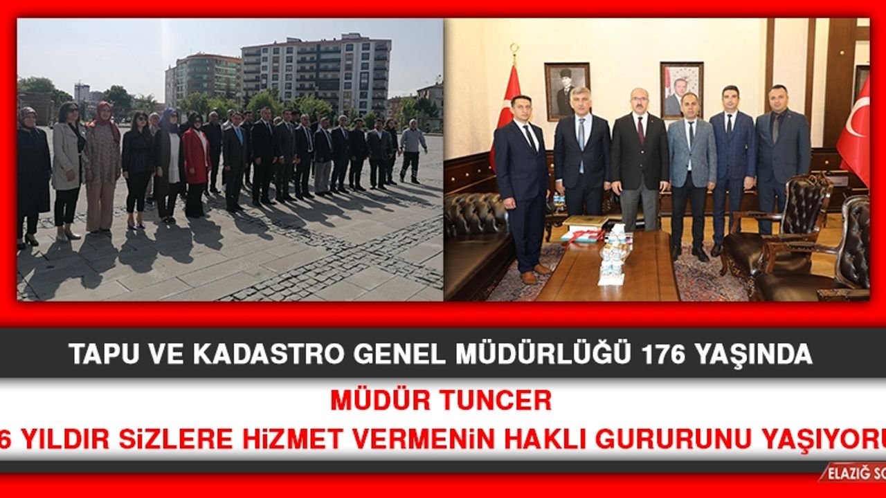 Tapu ve Kadastro Genel Müdürlüğü 176 Yaşında