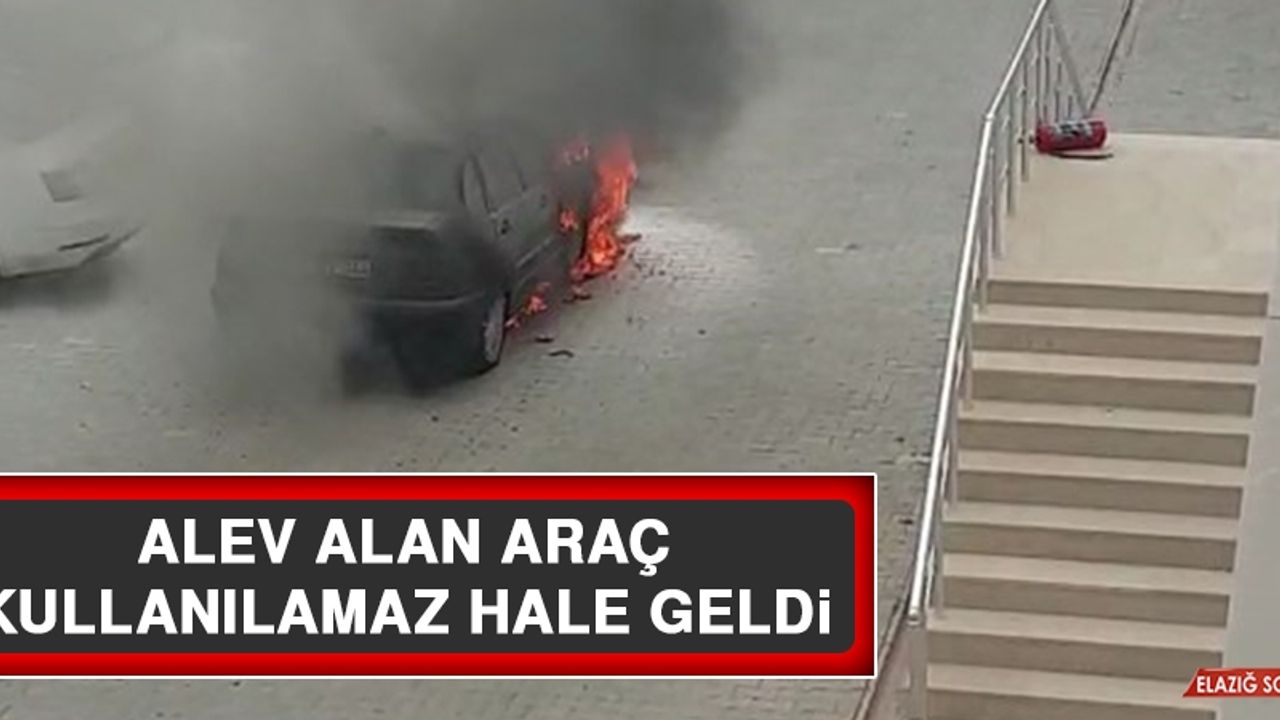 Alev Alan Araç Kullanılamaz Hale Geldi