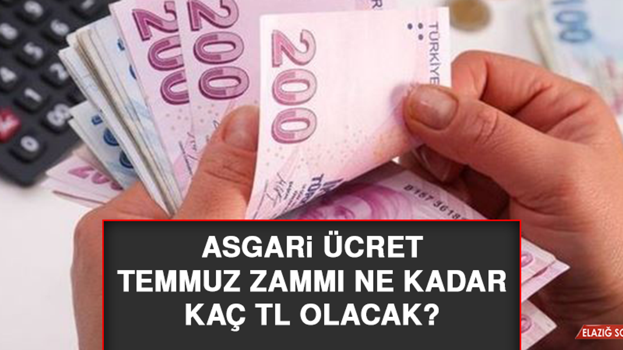 Asgari ücret temmuz zammı ne kadar, kaç TL olacak?