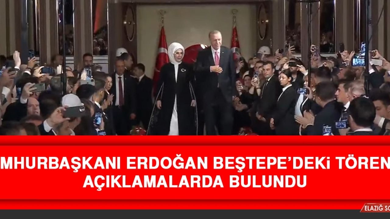 Cumhurbaşkanı Erdoğan Beştepe’deki Törende Açıklamalarda Bulundu