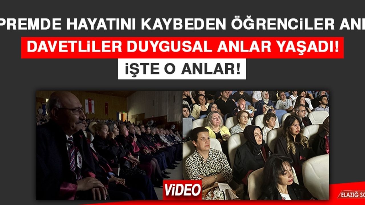 Fırat Üniversitesi’nde Gerçekleşen Törende Gözyaşları Sel Oldu Aktı