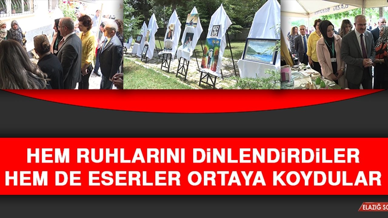 Hem Ruhlarını Dinlendirdiler, Hem De Eserler Ortaya Koydular