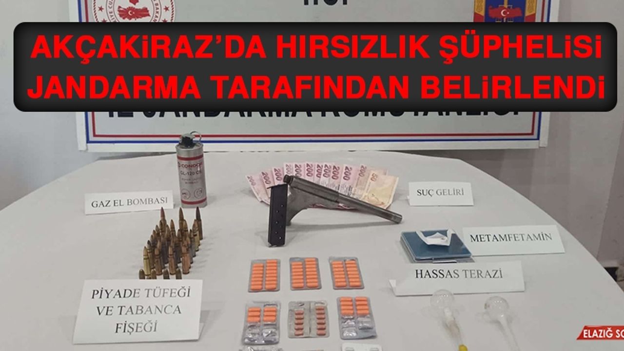 Akçakiraz’da Hırsızlık Şüphelisi Jandarma Tarafından Belirlendi