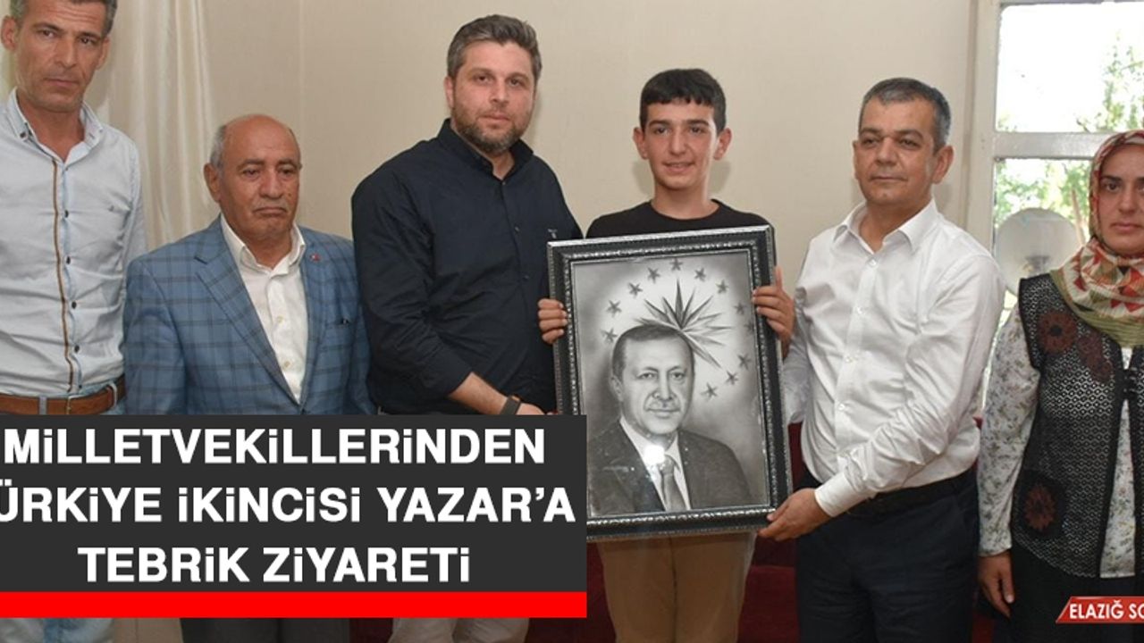 Milletvekillerinden Türkiye İkincisi Yazar’a Tebrik Ziyareti