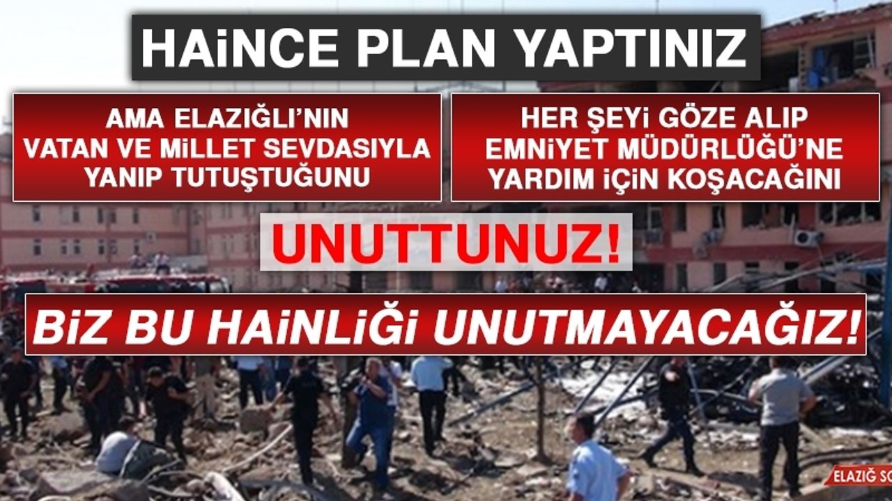 Elazığ Emniyet Müdürlüğüne Yapılan Saldırının 7. Yıldönümü