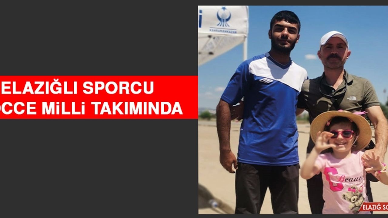 Elazığlı sporcu, bocce milli takımında