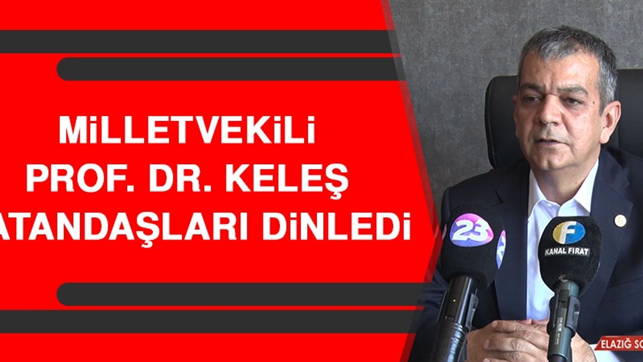 Milletvekili Prof. Dr. Keleş Vatandaşları Dinledi