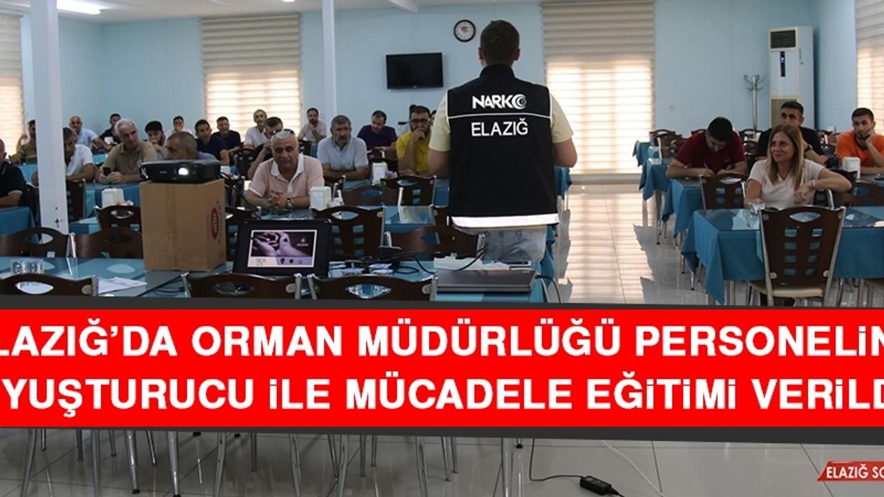 Orman Müdürlüğü Personeline Uyuşturucu İle Mücadele Eğitimi