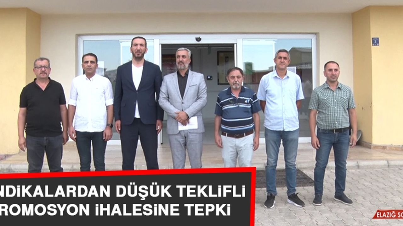 Sendikalardan Düşük Teklifli Promosyon İhalesine Tepki