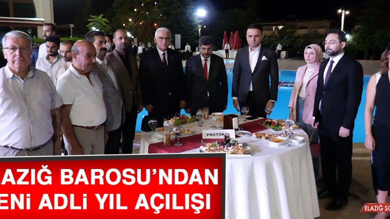 Elazığ Barosu’ndan Yeni Adli Yıl Açılışı