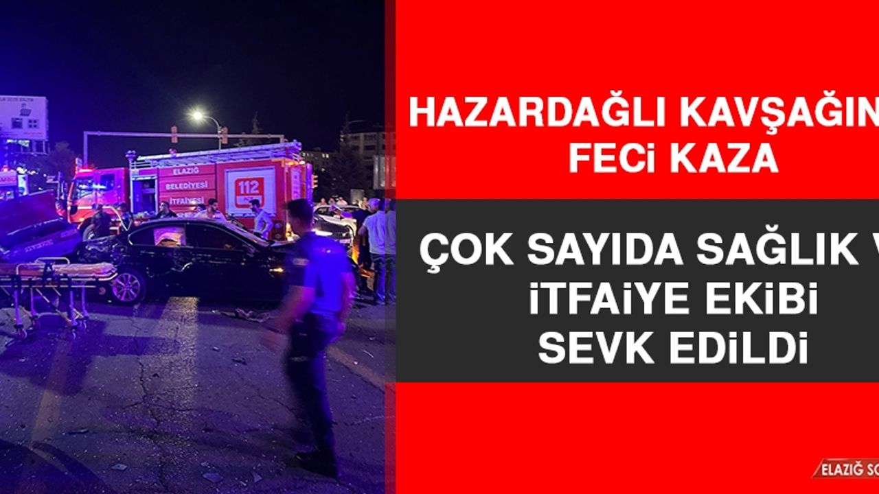 Hazardağlı Kavşağı'nda Feci Trafik Kazası