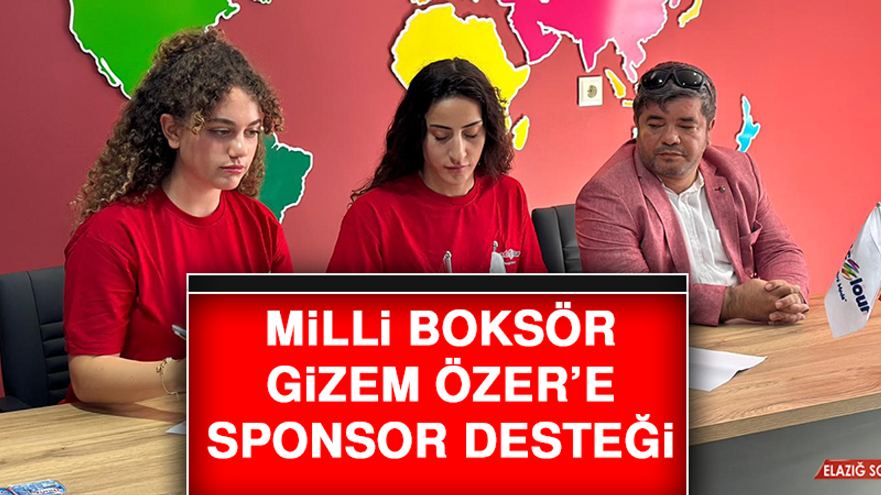 Milli Boksör Gizem Özer’e Sponsor Desteği