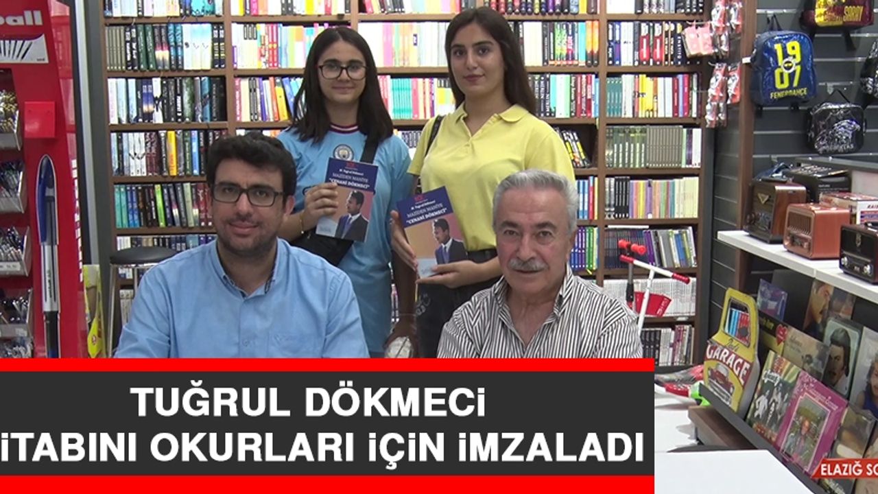 Tuğrul Dökmeci, Kitabını Okurları İçin İmzaladı